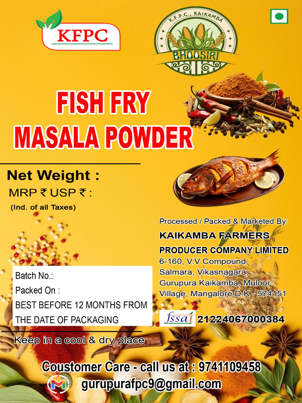 Fish Fry Masala Powder
